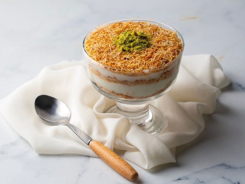 Muhallebili Kadayıf